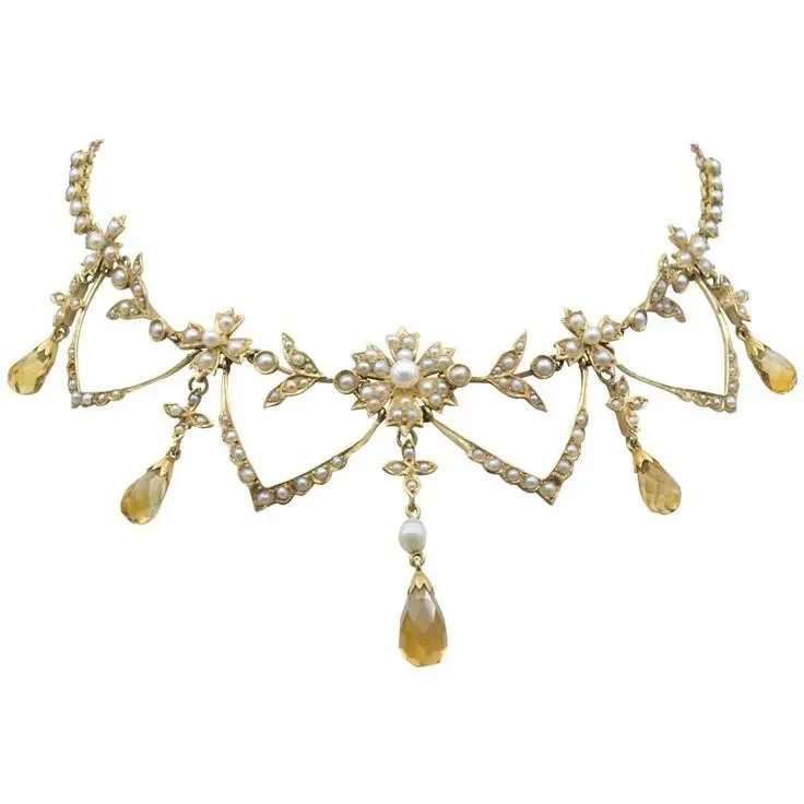 Edwardian necklace restoration works