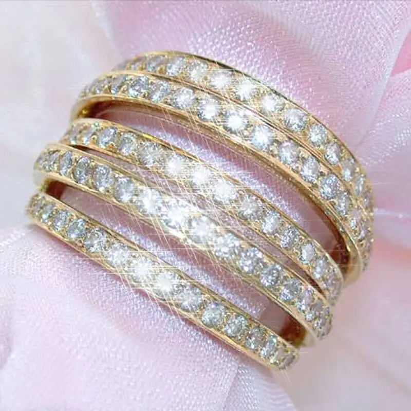 Gold plated ring