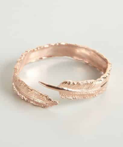 Ring Rose gold plated