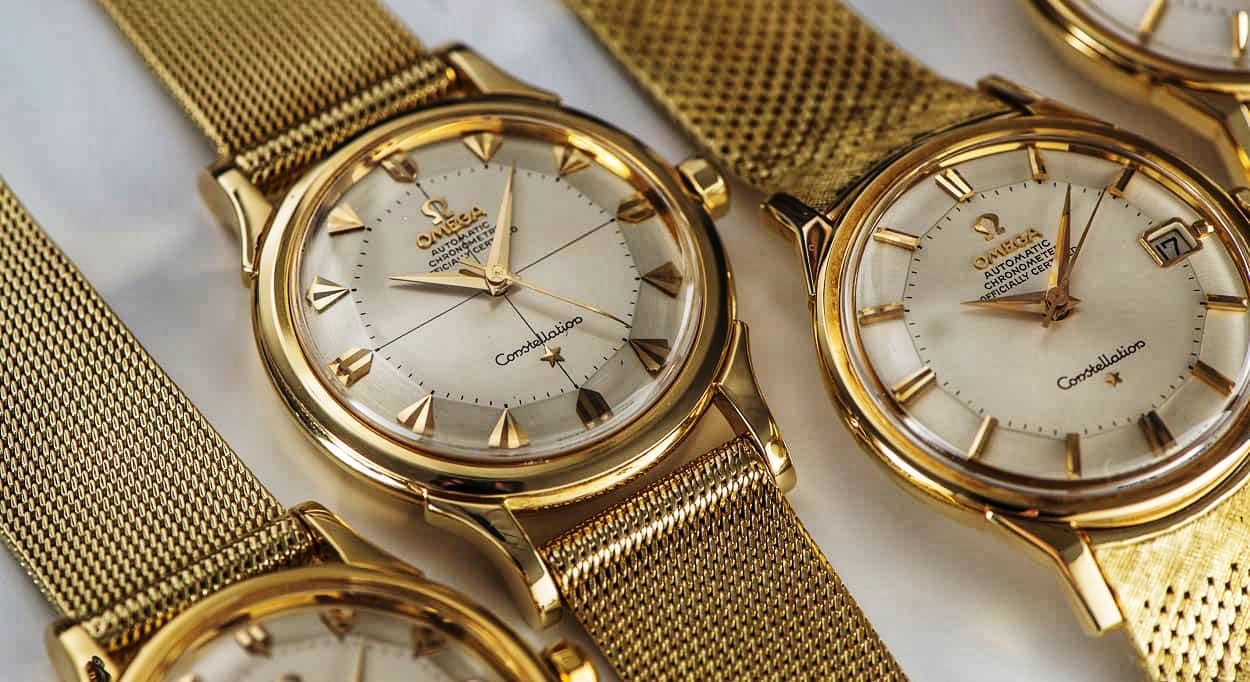 when you choose Expert gold plating restoration brings vintage Omega Constellation watches back to their original golden brilliance. These restored timepieces demonstrate how professional electroplating can revive even the most worn vintage watches, preserving their heritage while restoring their captivating shine.