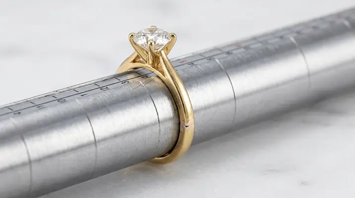 Ring resizing service London — up or down, all metals